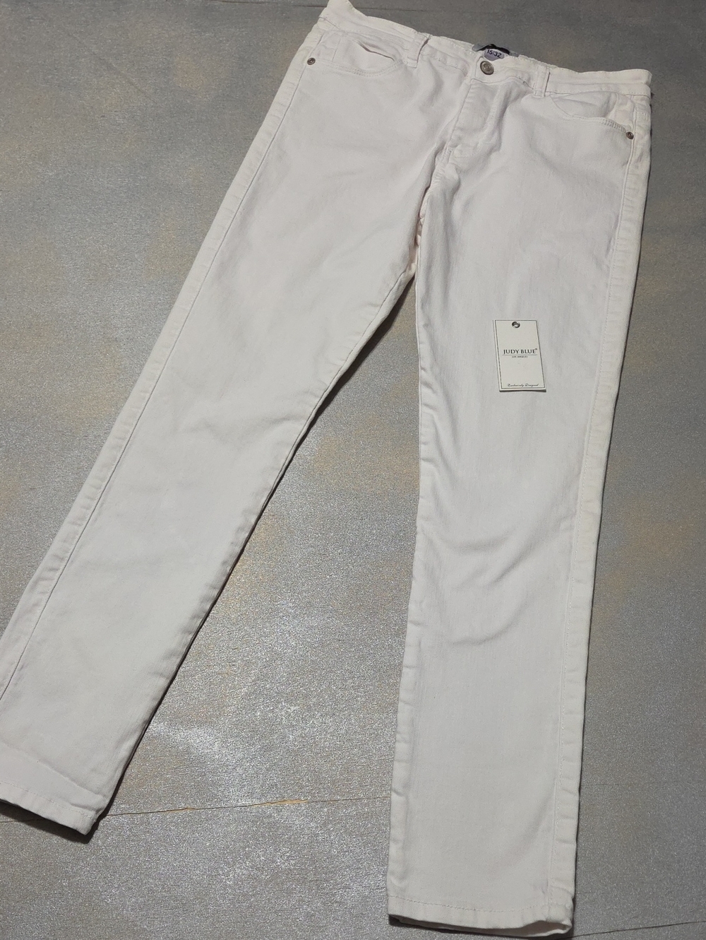 Judy Blue Women's Light Cream Skinny Jeans